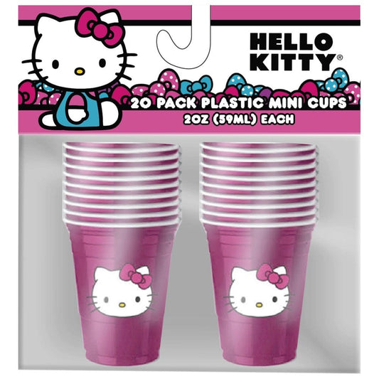 Silver Buffalo Mini Cups Sanrio Hello Kitty Plastic Mini Cups KTY2087C