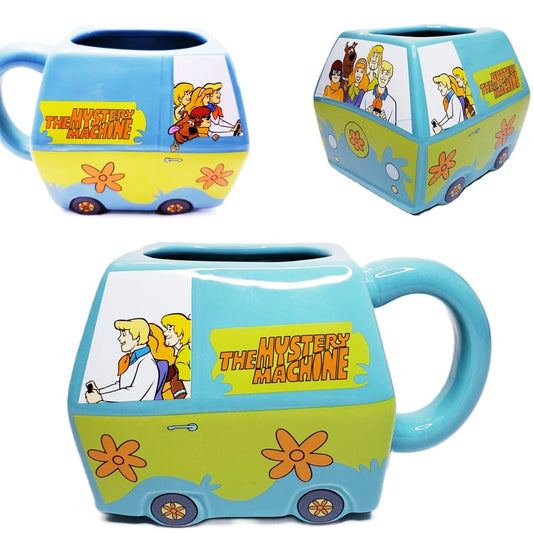 Silver Buffalo Mug Hanna-Barbera's Scooby-Doo Mystery Machine 3D Sculpted Ceramic Mug 24oz SD12043D