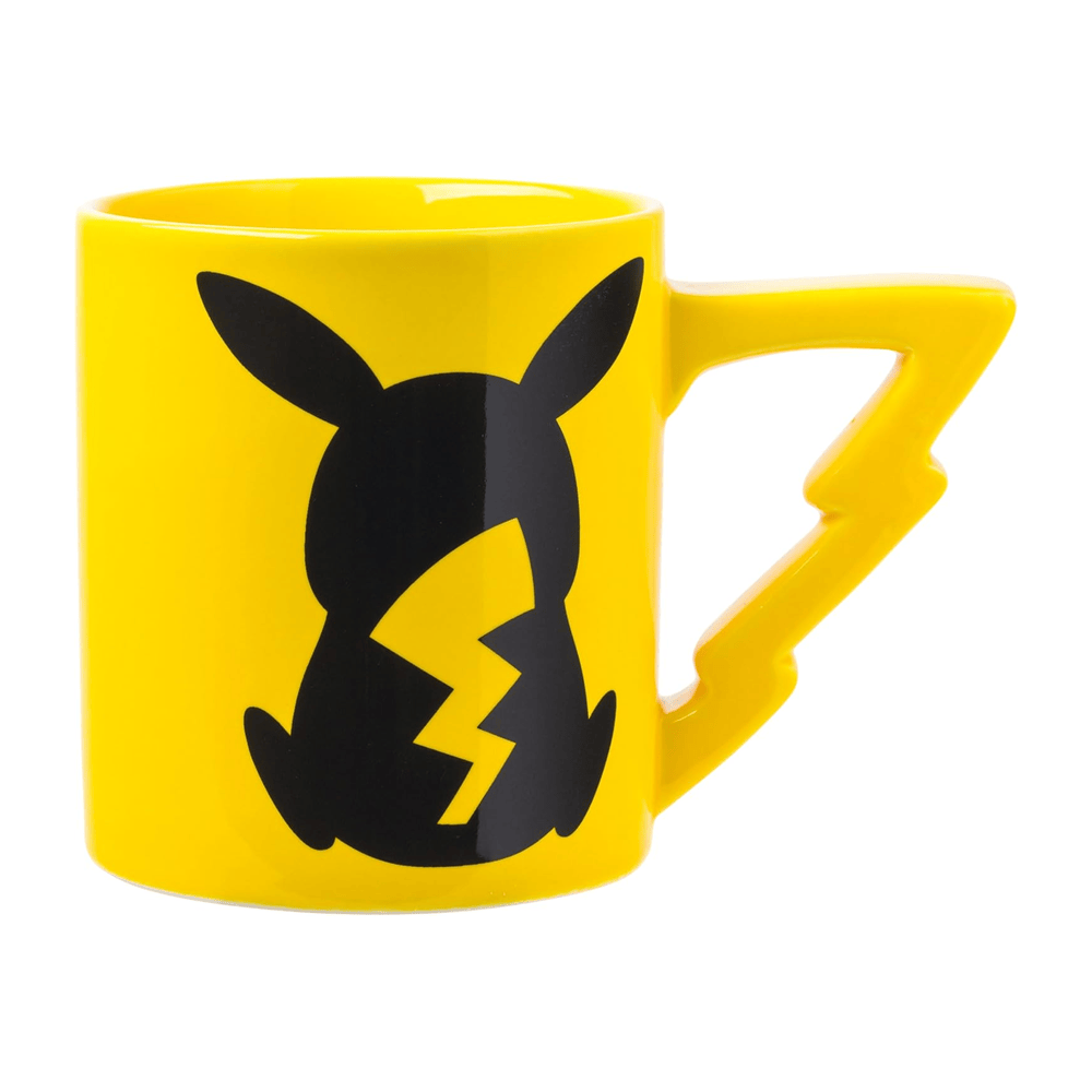 Silver Buffalo Mug Pokemon Pikachu Back w Bolt 20oz Shaped Handle Ceramic Mug PK1327E5-CI012SB