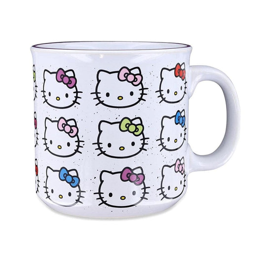 Silver Buffalo Mug Sanrio Hello Kitty Color Bows Ceramic Mug 20oz KTY227E1
