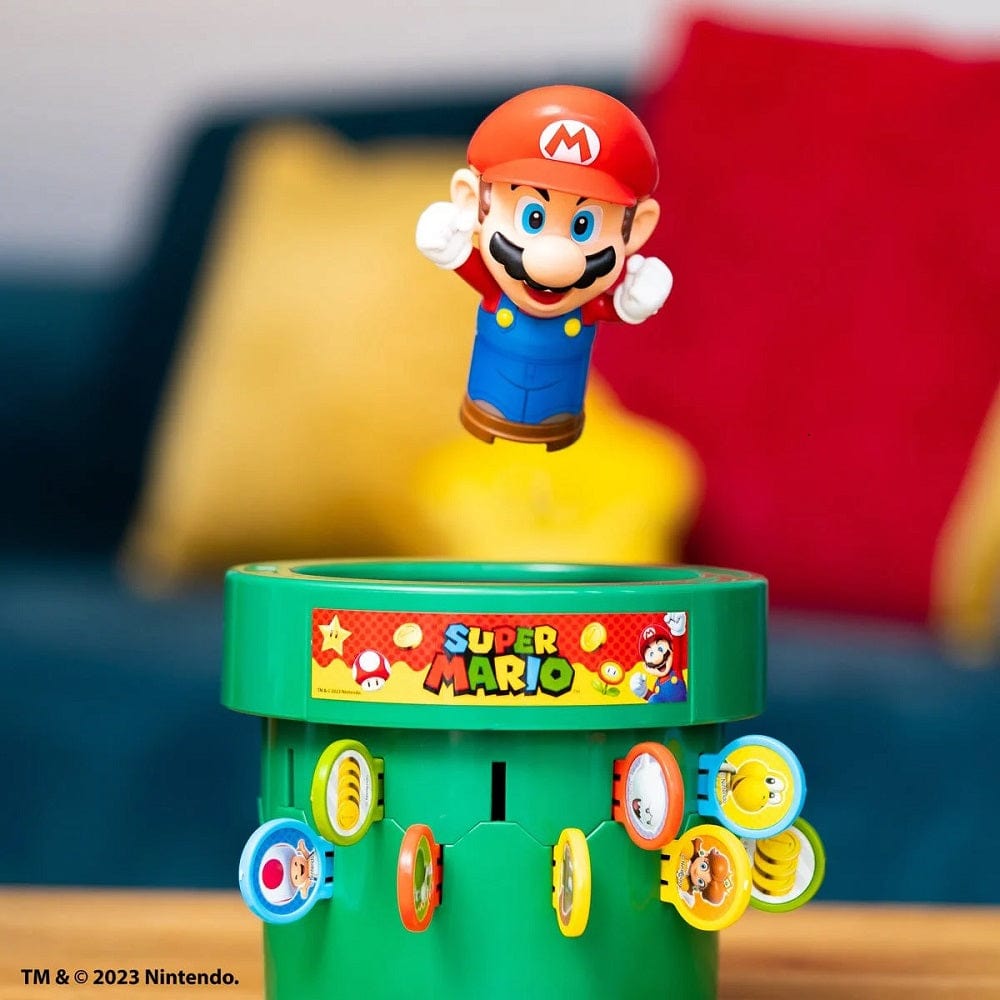 Tomy Game Super Mario Bros. Mario Pop-Up Game TMYT73538