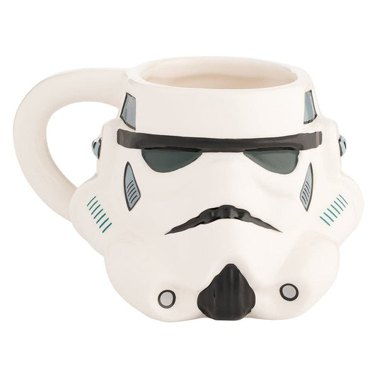 Star Wars 3D Sculpted Boba Fett Helmet Ceramic Mug