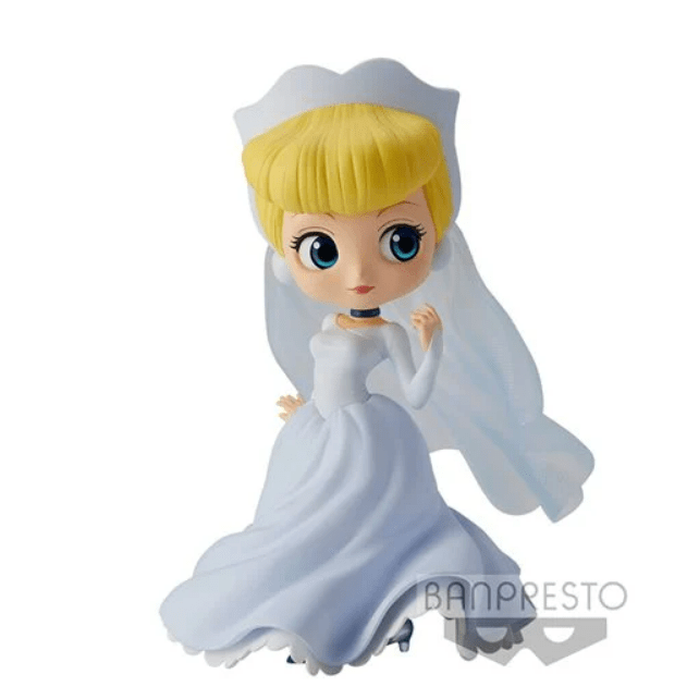Banpresto Vinyl Figure PRE-ORDER: Disney Cinderella In Wedding Dress Ver. A Q Posket Statue UTCBP16030