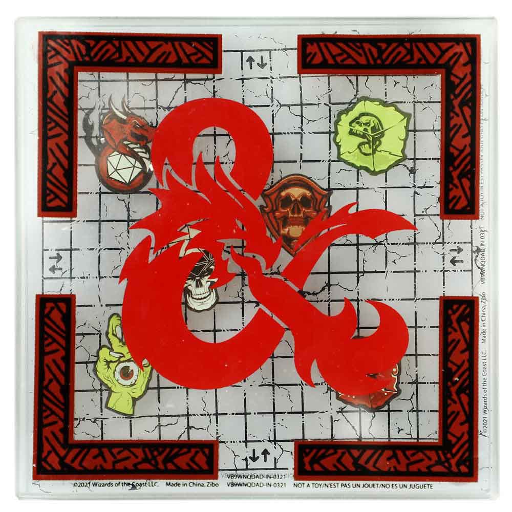 Bioworld Dungeons & Dragons Stacking Glass Coasters 4-pack