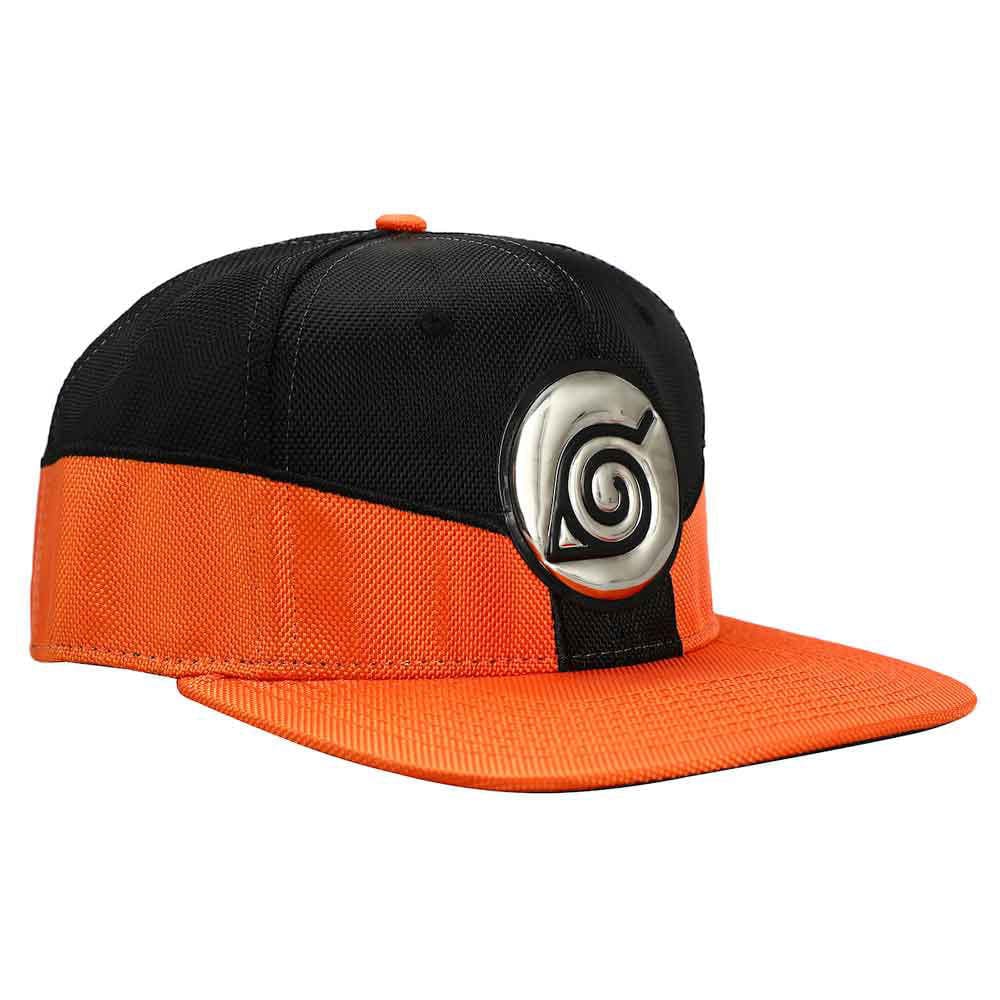 BioWorld Hat Naruto Chrome Patch Flat Bill Hat
