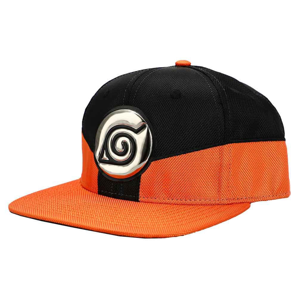 BioWorld Hat Naruto Chrome Patch Flat Bill Hat