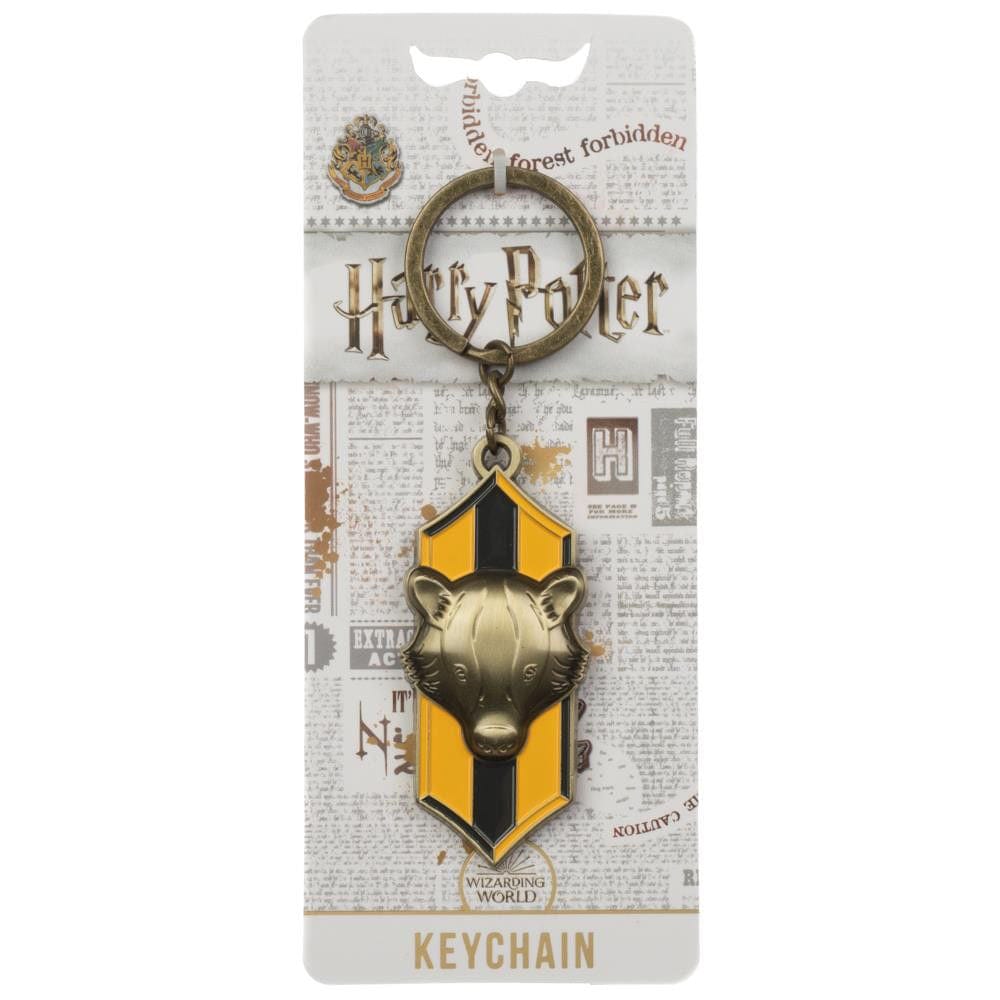 Harry Potter Hufflepuff House Crest Keychain by Bioworld – Collective ...