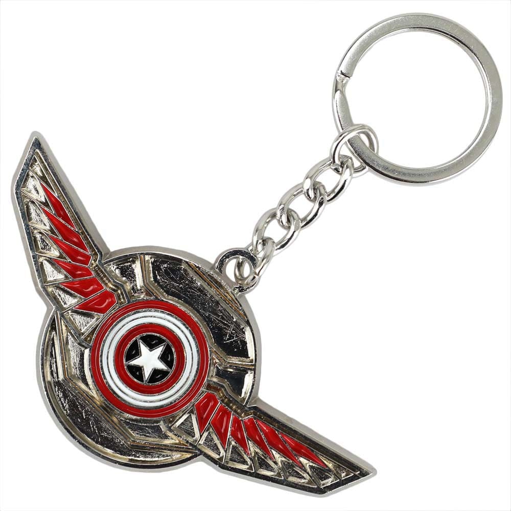 Bioworld Marvel Falcon Winter Soldier Keychain