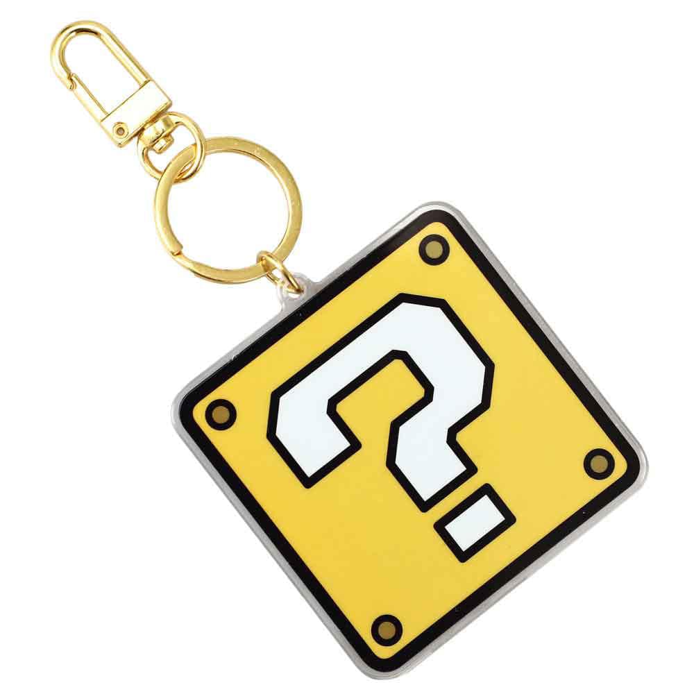 Mario Chain Lock Nintendo Super Mario Bros. Mystery Block Keychain by Bioworld ...