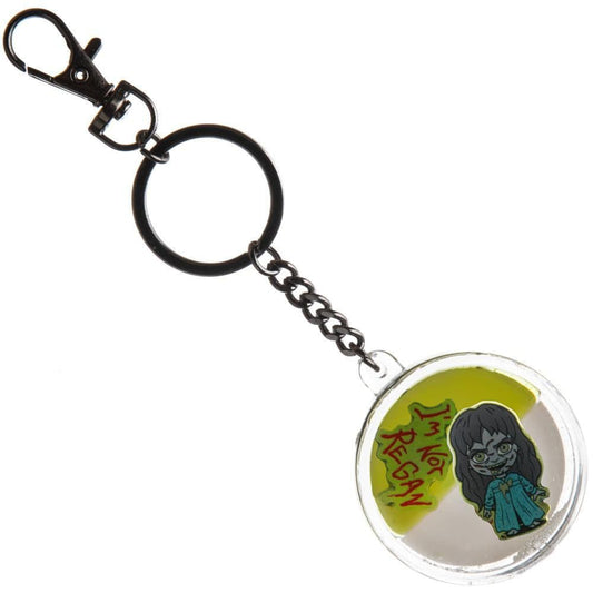 Bioworld The Exorcist Keychain With Floating Artwork
