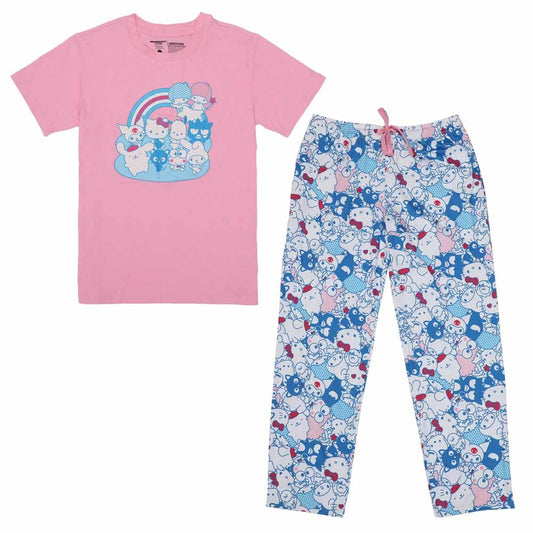 BioWorld Pajamas Sanrio Hello Kitty And Friends Sleepware Set