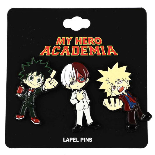 Bioworld My Hero Academia Chibi Enamel Pins