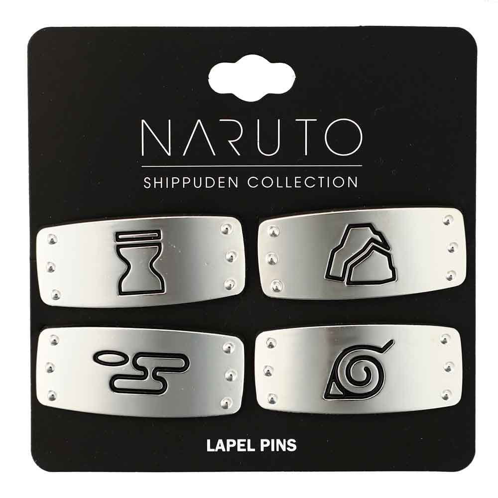 Bioworld Naruto Village Headband Enamel Pins