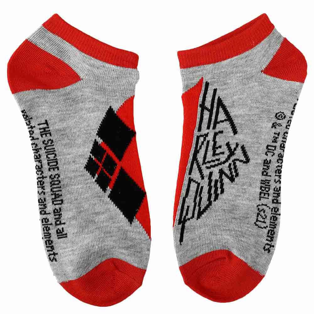 BioWorld Socks DC Comics Harley Quinn Ankle Socks 5pk ASF0DYASSQPP00
