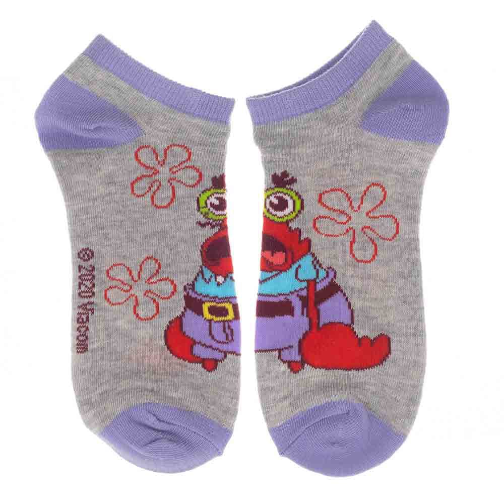 BioWorld Socks Spongebob Squarepants Ankle Socks 5pk XS980YSPO00PP00