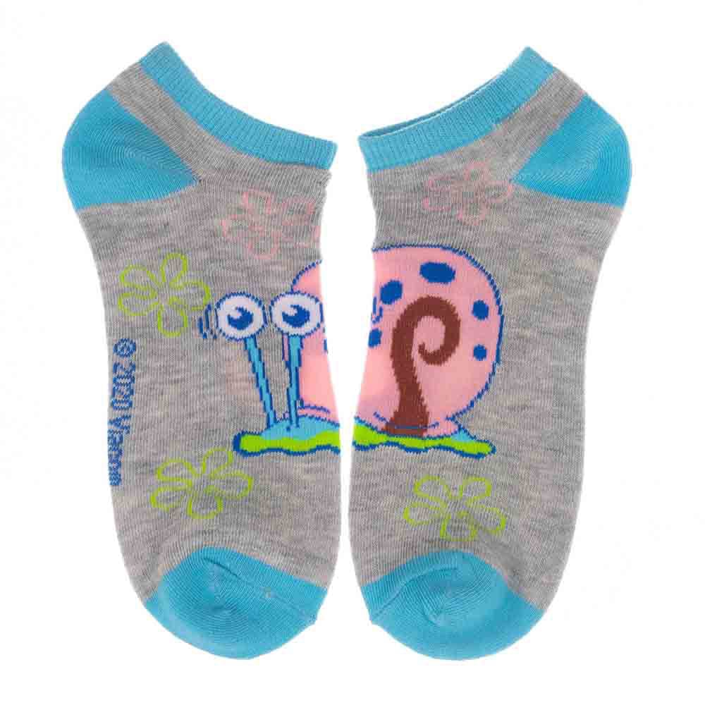 BioWorld Socks Spongebob Squarepants Ankle Socks 5pk XS980YSPO00PP00