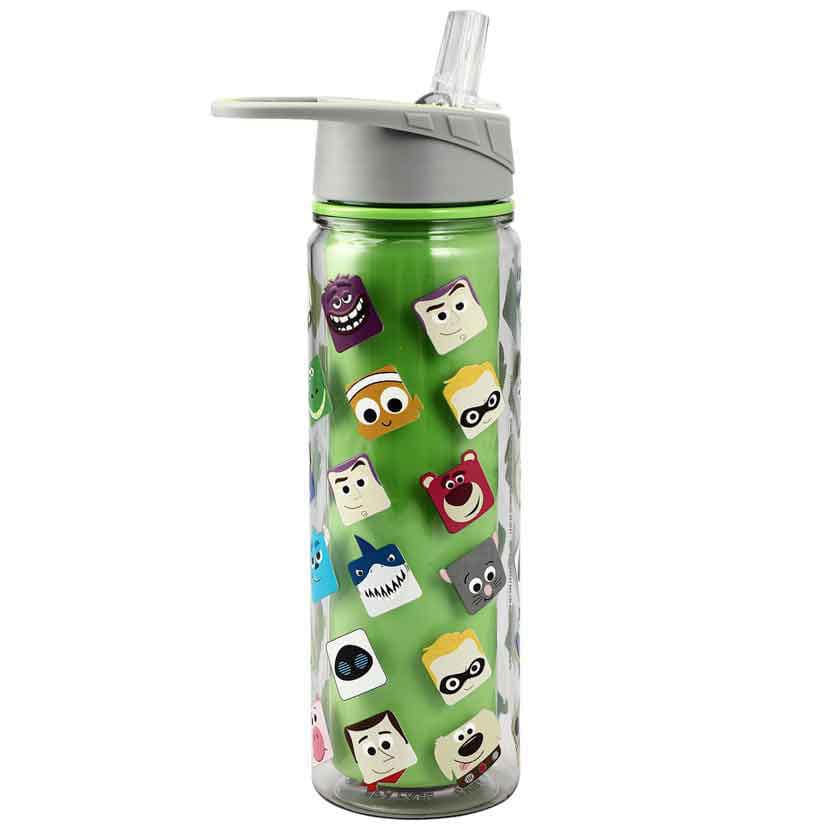 BioWorld Tumbler Disney Pixar Plastic Water Bottle 16oz