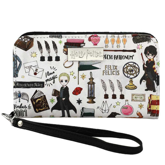 Bioworld Wizarding World Harry Potter Chibi AOP Tech Wallet