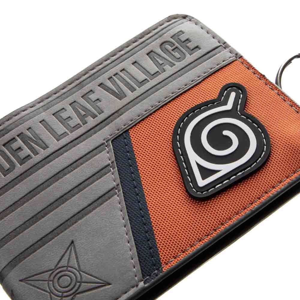 One Piece Wallet Naruto Hidden Leaf Village Bi-Fold Wallet
