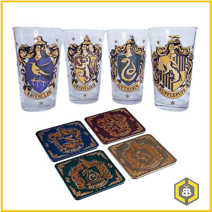 Harry Potter Hogwarts House Crest Gift Set