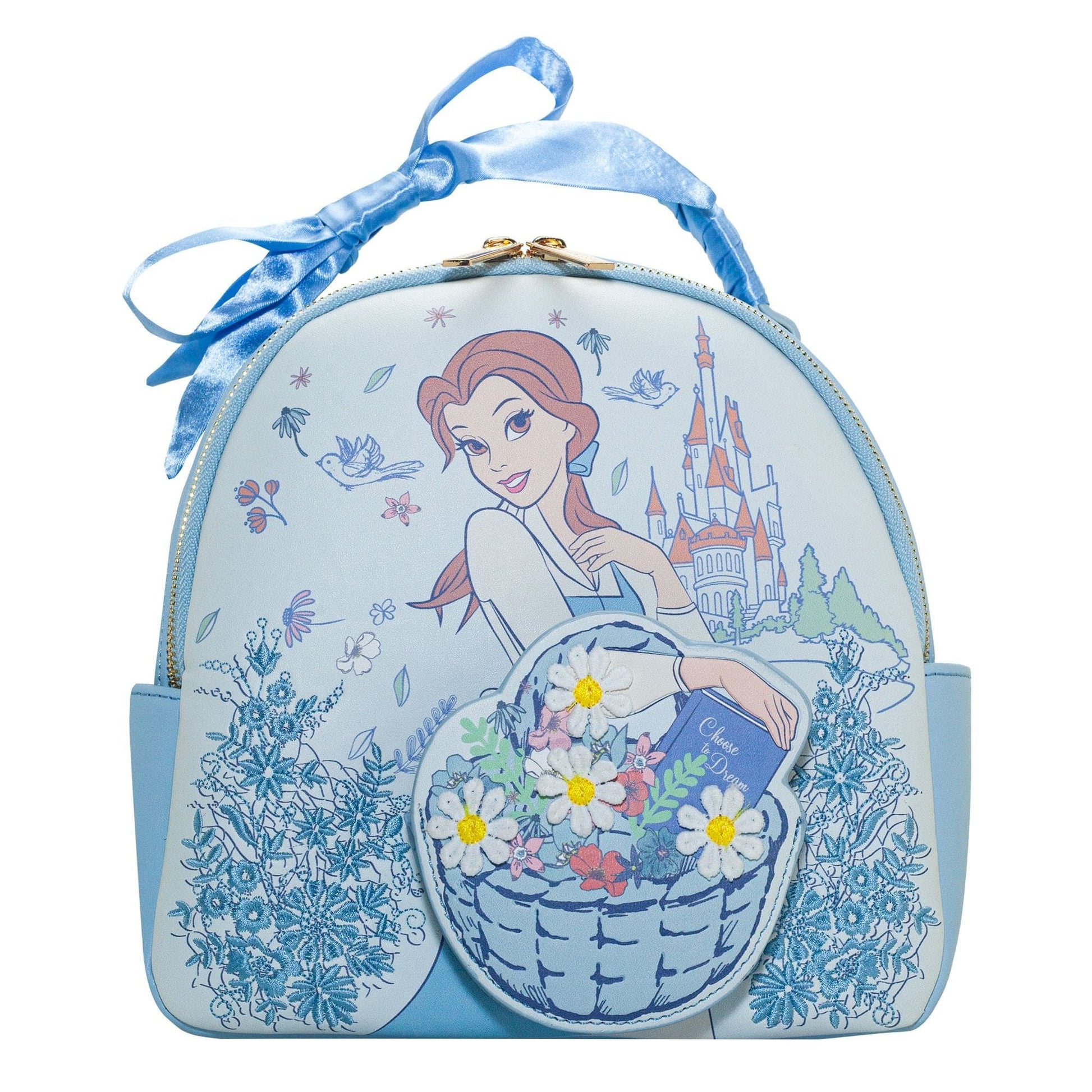 beauty and the beast mini backpack Danielle Nicole Disney Beauty & The Beast Anniversary Mini Backpack – Collective Hobbees