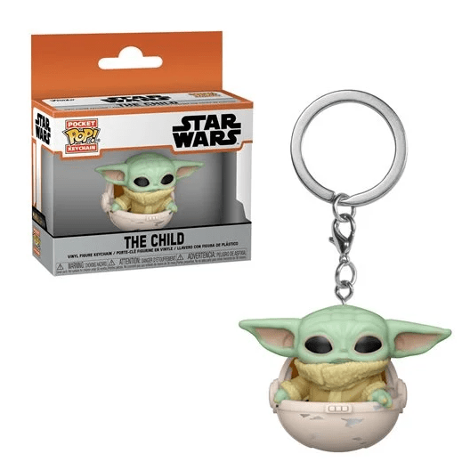 Star Wars The Mandalorian The Child In Pod Pocket Pop! Vinyl Figure Keychain