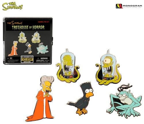 The Simpsons Treehouse of Horror Exclusive Pin Set