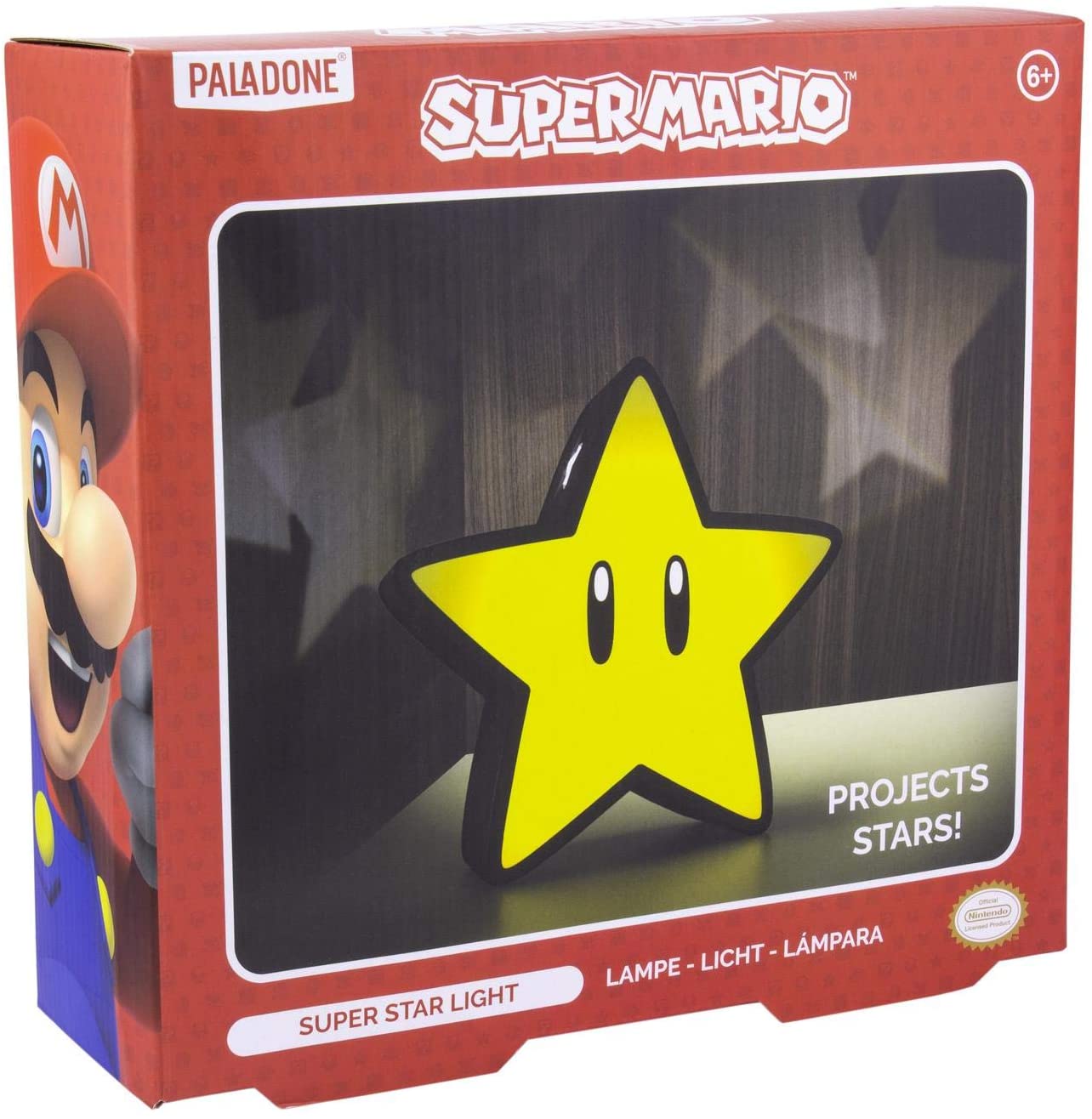 Sunrise Identity Super Mario Bros. 7-inch Super Star Light-up