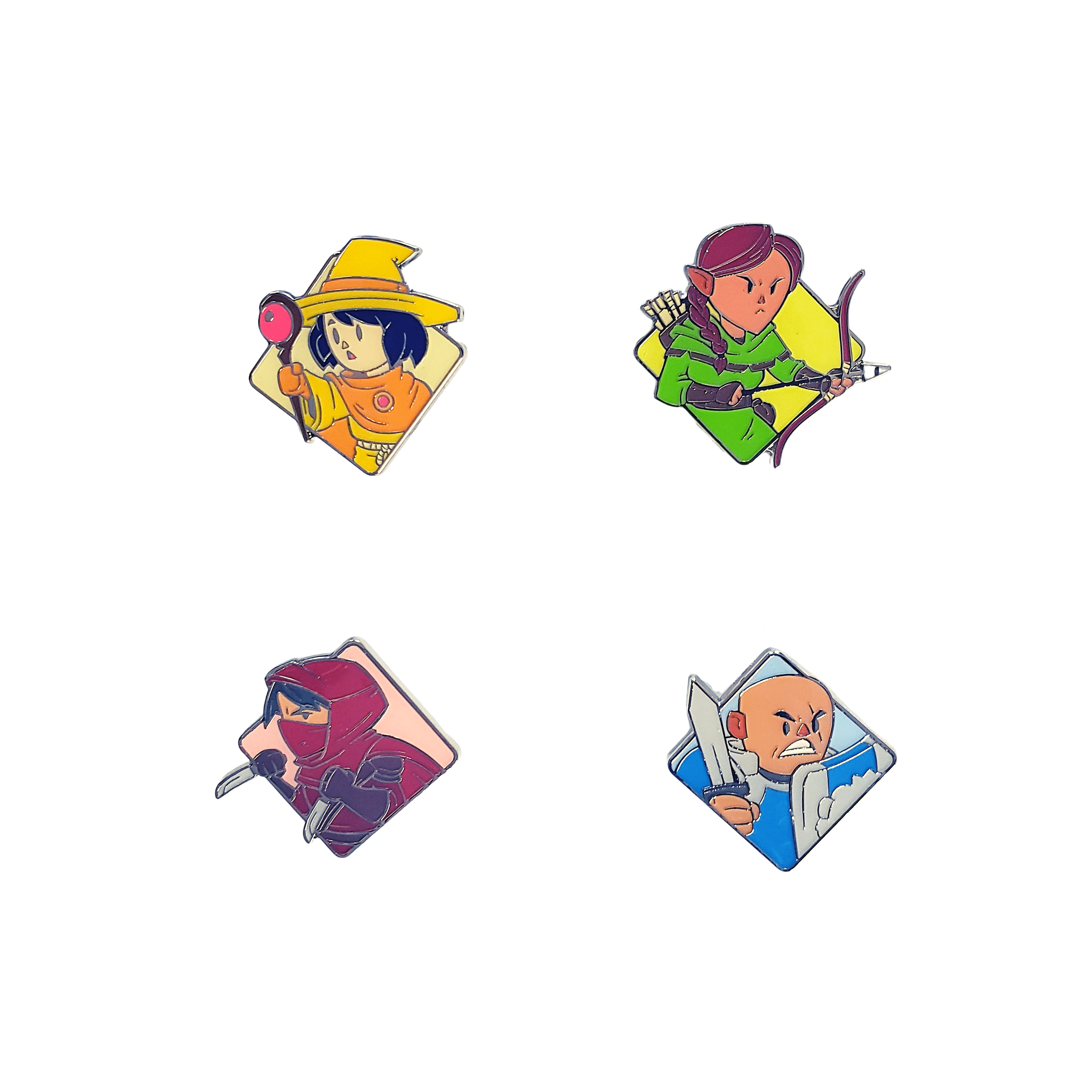 Gamer Pin Design Pinclub Gamer Culture Enamel Pins 4-pack – Collective Hobbees