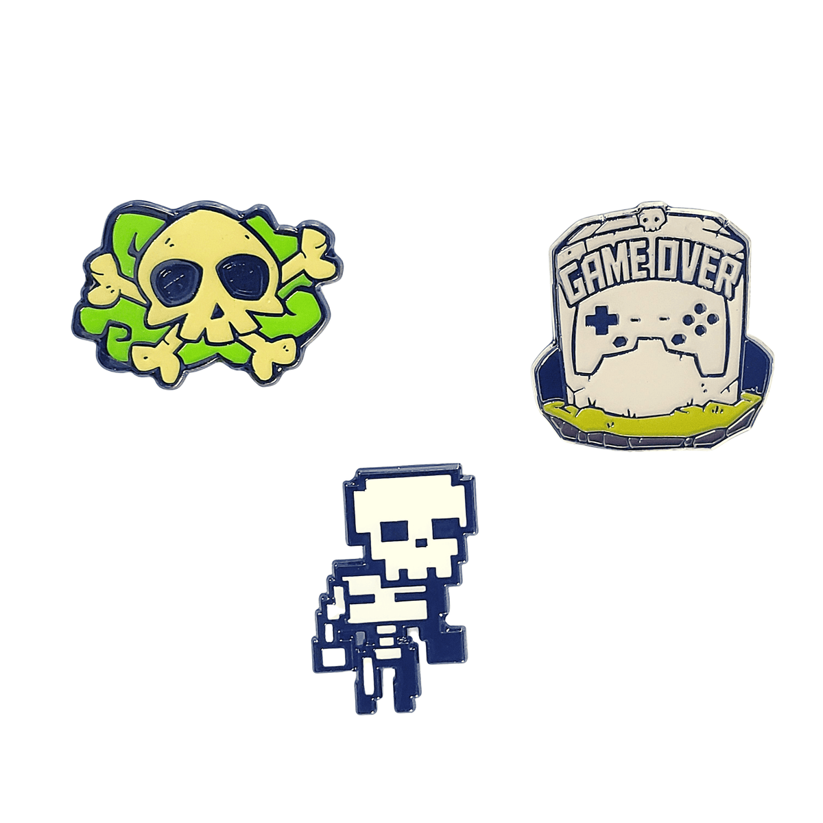 Gamer Pin Design PinClub Gamer Culture Enamel Pins 3-pack – Collective Hobbees