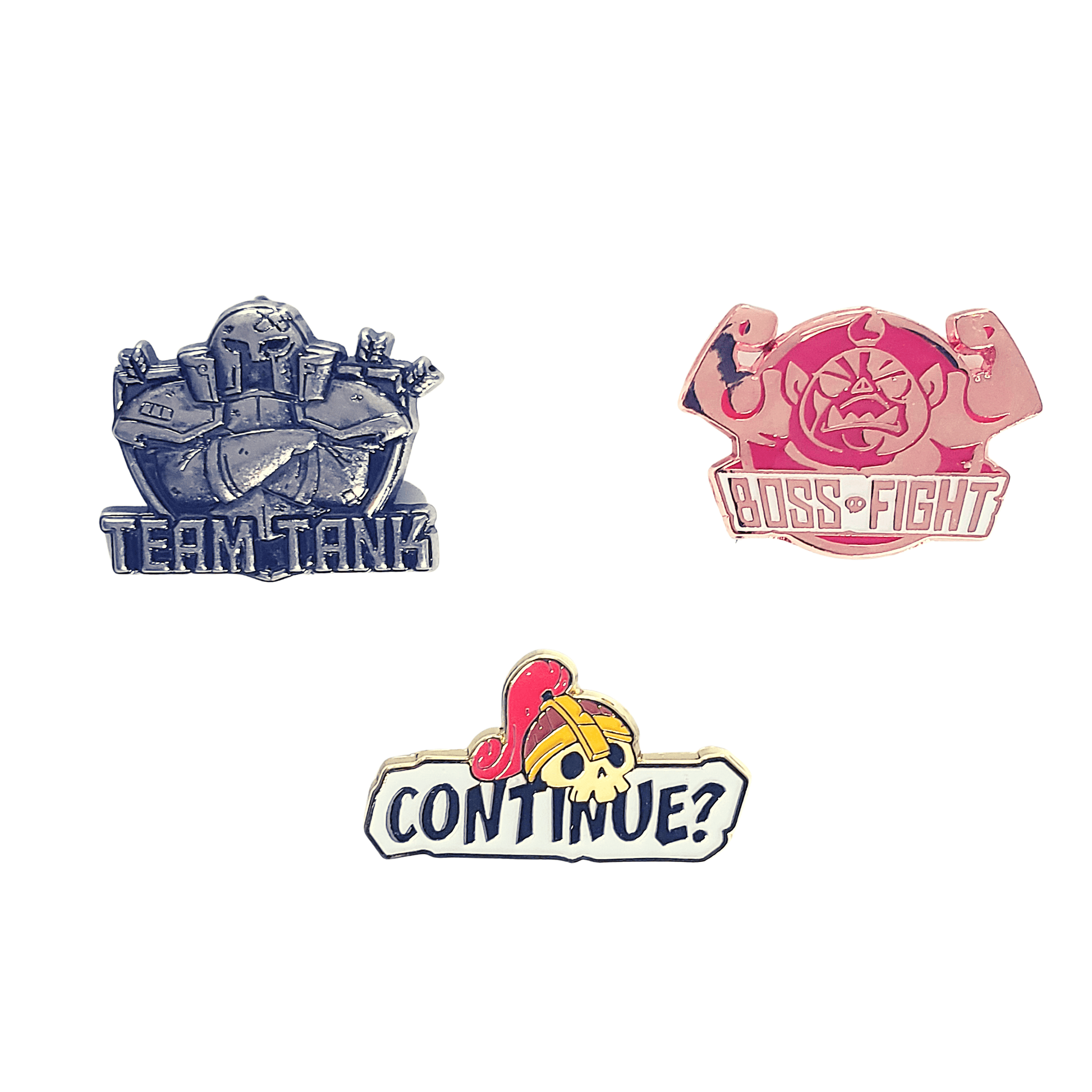 PinClub Gamer Culture Enamel Pins 3-pack