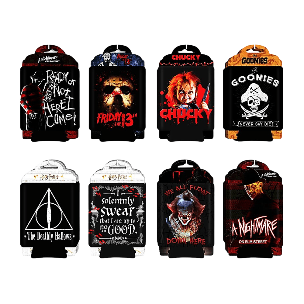 Silver Buffalo Koozie Assorted Halloween Can Coolers