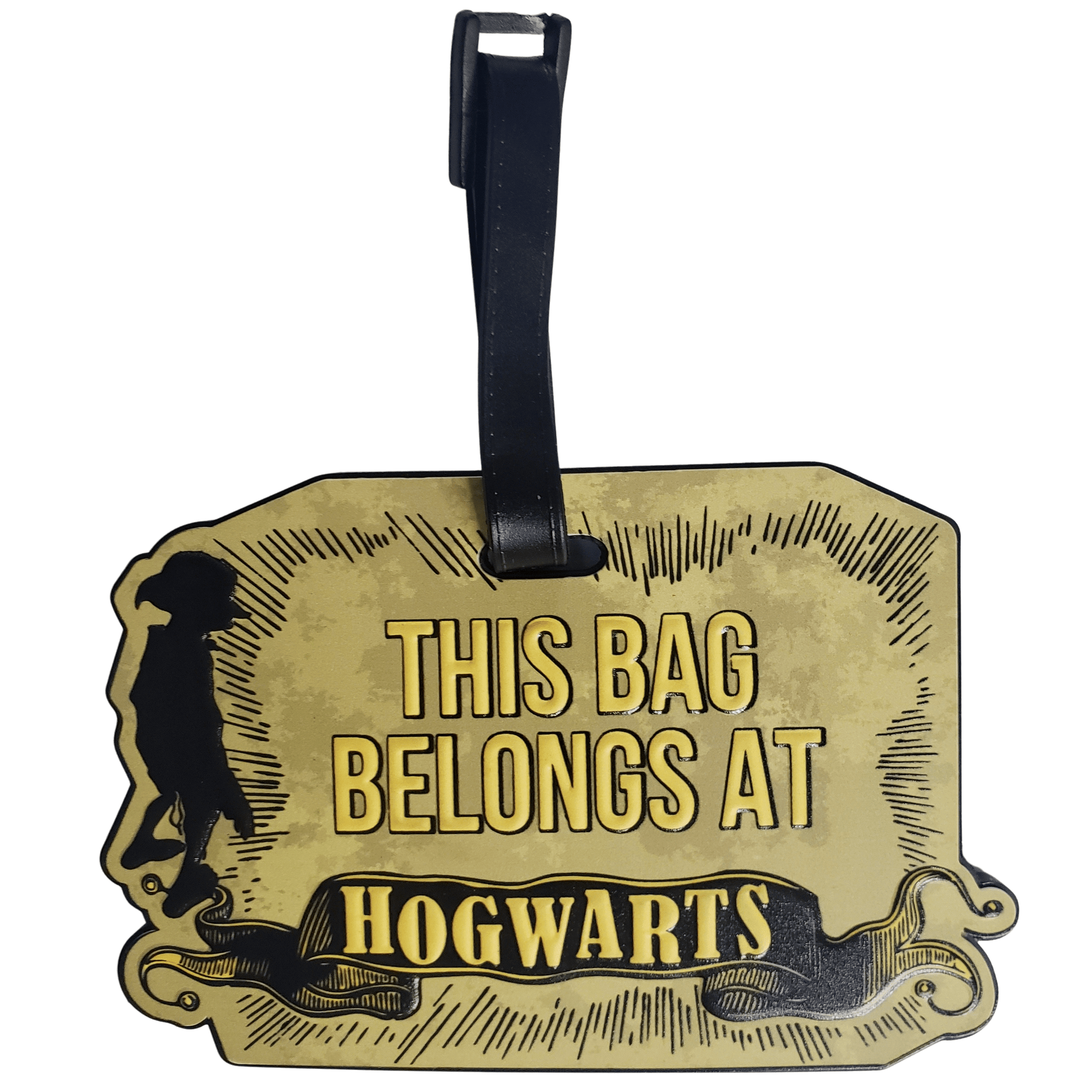 Wizarding World Harry Potter Hogwarts Rubber Luggage Tag