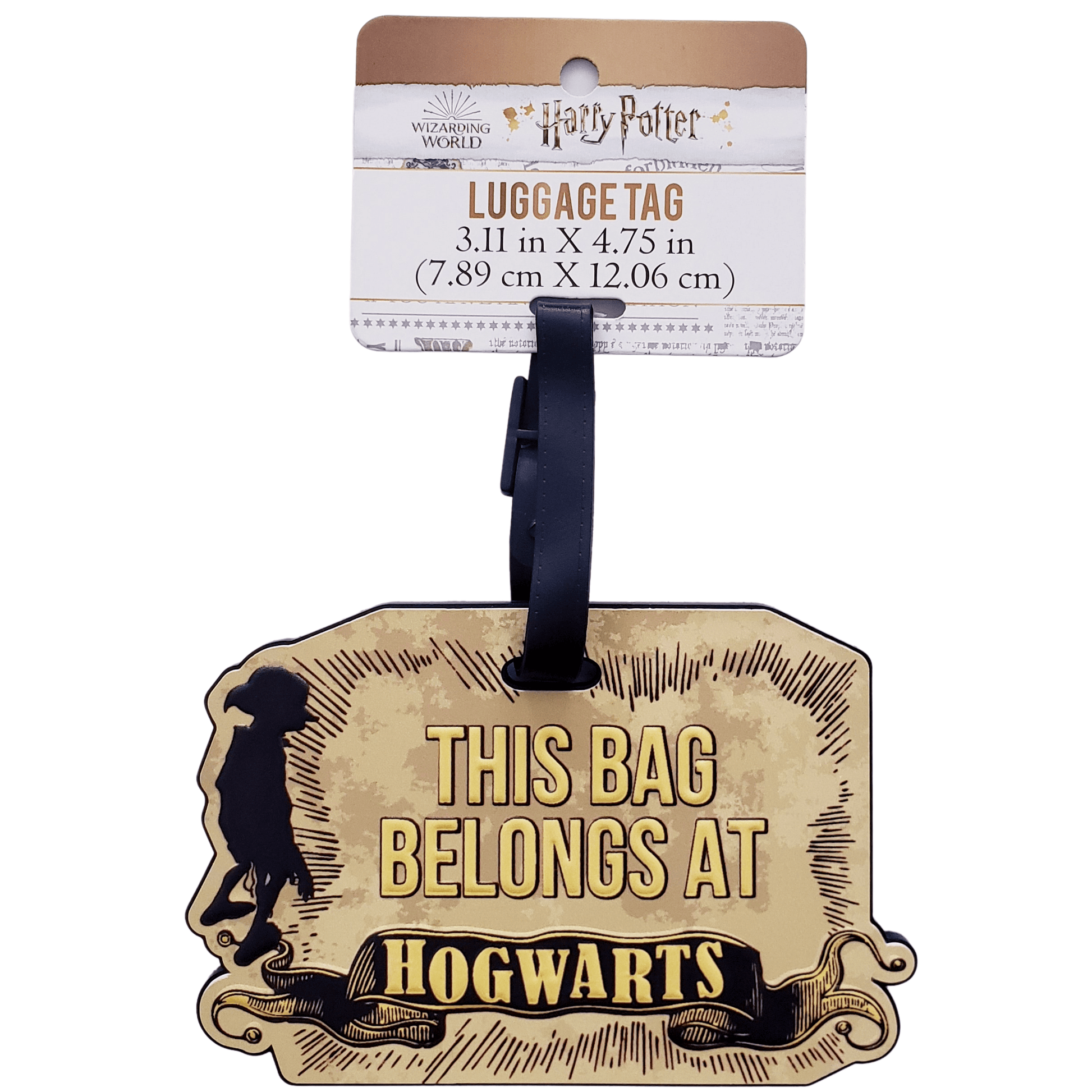 Wizarding World Harry Potter Hogwarts Rubber Luggage Tag