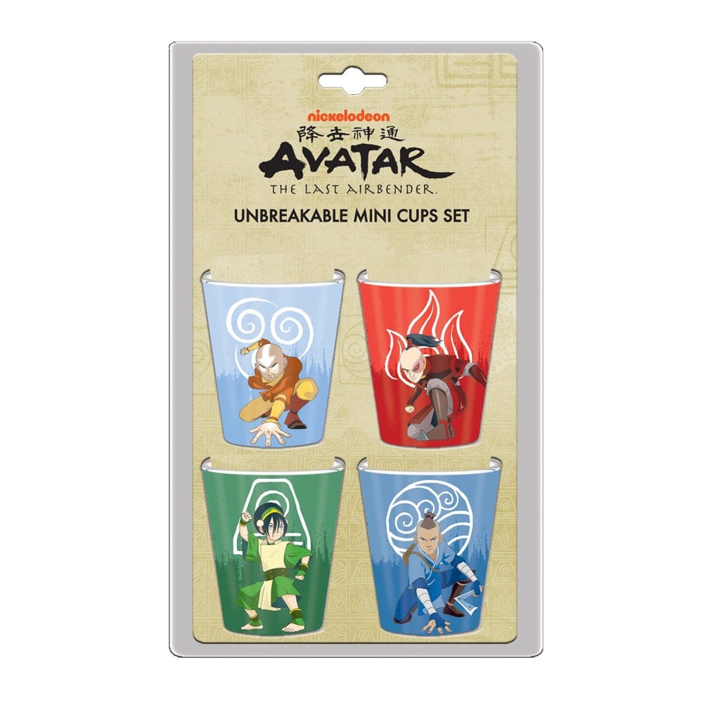 Silver Buffalo Mini Cups Avatar TLAB Unbreakable Mini Cup Set AVA5138U