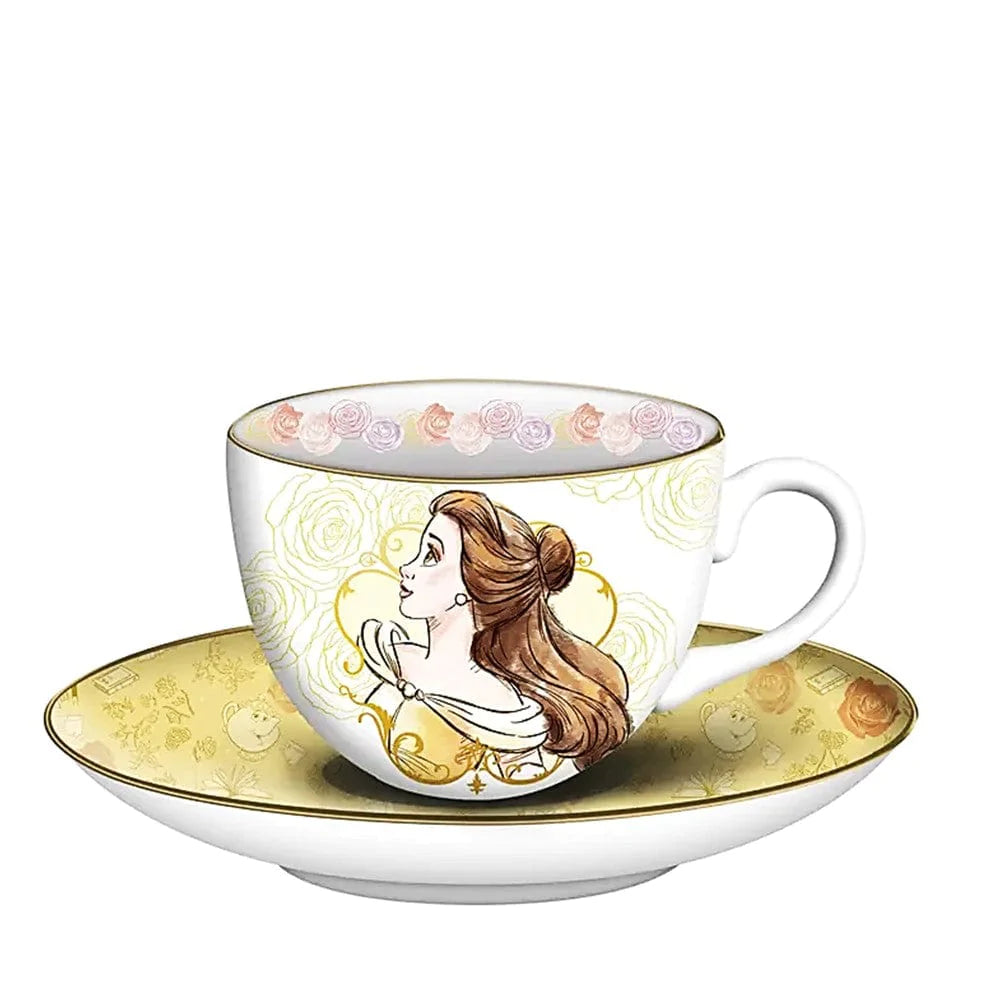 Disney Beauty & The Beast Bone Chine Teacup & Saucer Set