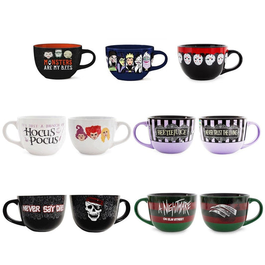 Silver Buffalo Mug Halloween Horror Ceramic Soup Mug 24oz
