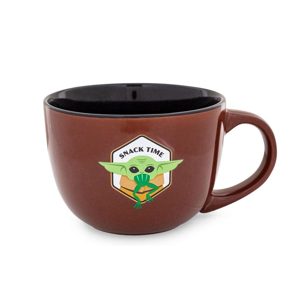 Silver Buffalo Mug Star Wars The Mandalorian The Child Ceramic Soup Mug 24oz SWM40433 Snack Time