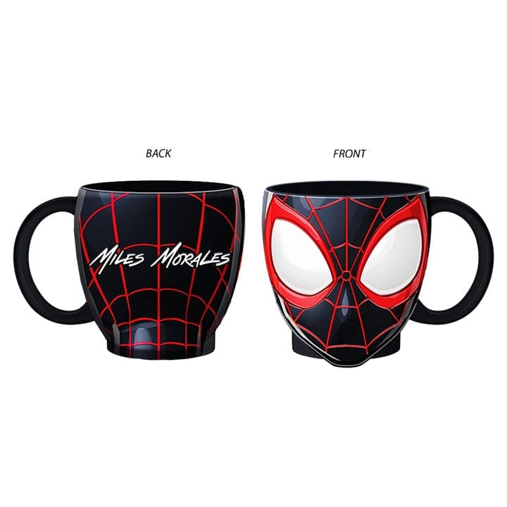 Silver Buffalo Mug Spiderman Miles Morales 3D Sculpted Ceramic Mug MU16033D