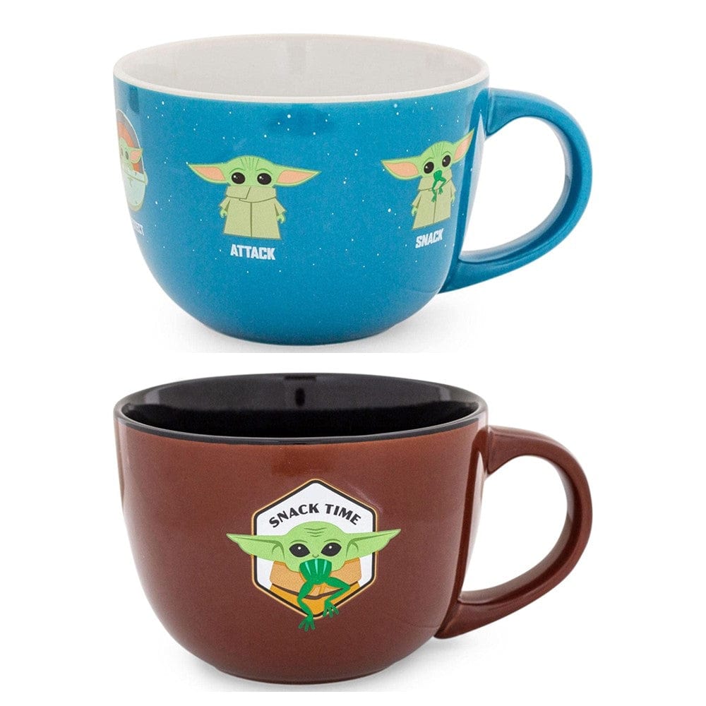 Silver Buffalo Mug Star Wars The Mandalorian The Child Ceramic Soup Mug 24oz