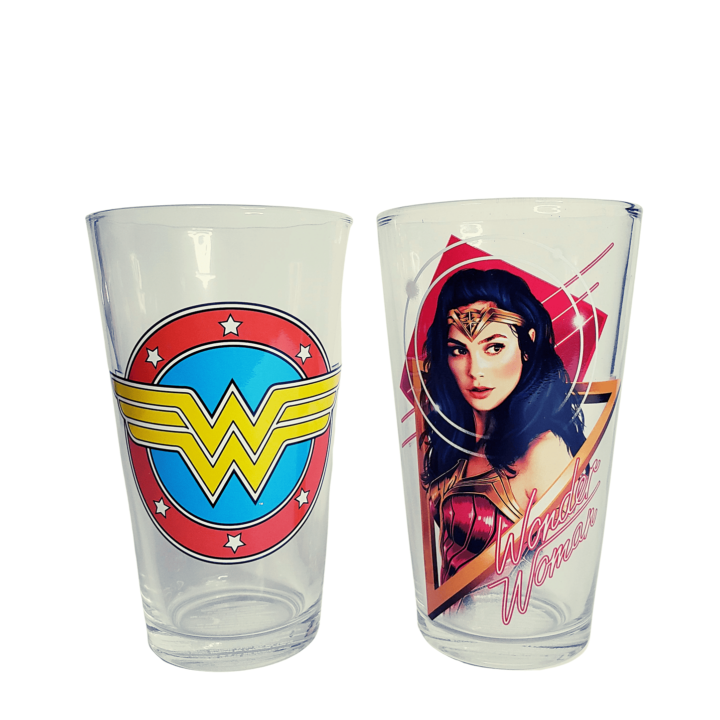 Silver Buffalo Pint Glass DC Comics Wonder Woman Pint Glass 16oz