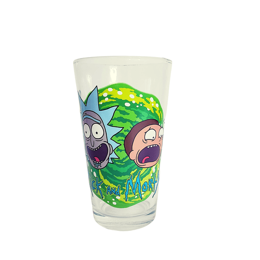 Silver Buffalo Pint Glass Adult Swim Rick And Morty Pint Glass 16oz R&M