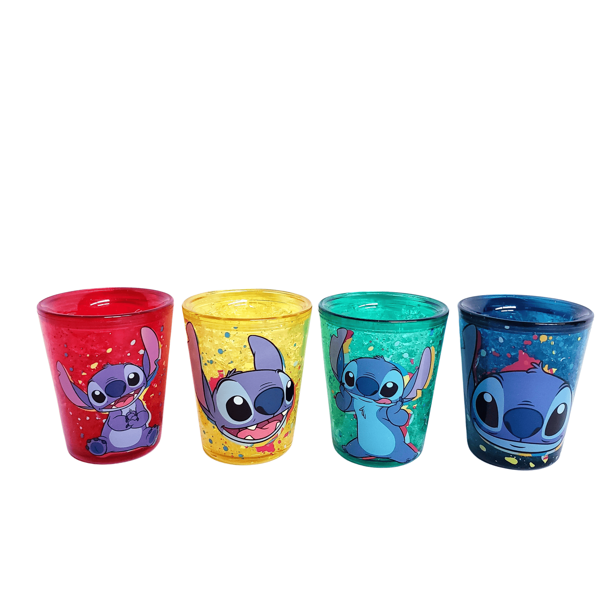 Silver Buffalo Shot Glass Disney Lilo & Stitch Freeze Gel Shot Cups Set 1.5oz LI14048Y