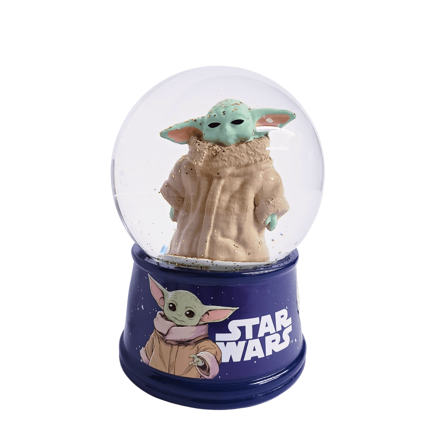 Silver Buffalo Snow Globe Star Wars Baby Yoda Light-Up Snow Globe SWM505J9