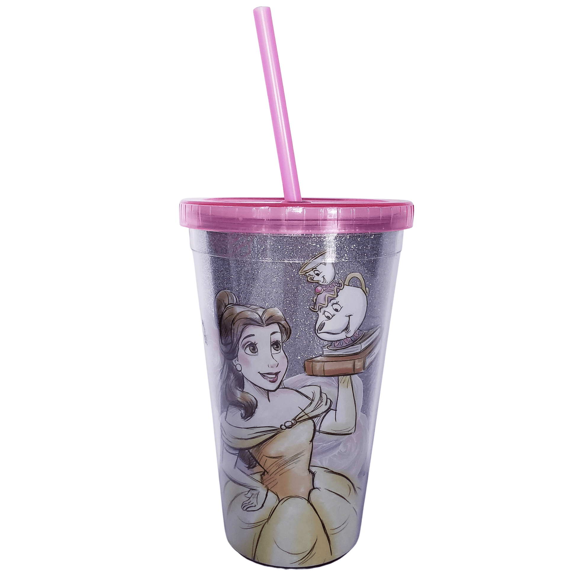 Beauty and Beast Dance Princess Collection, Custom Made Glitter Stainless  Steel Tumbler 