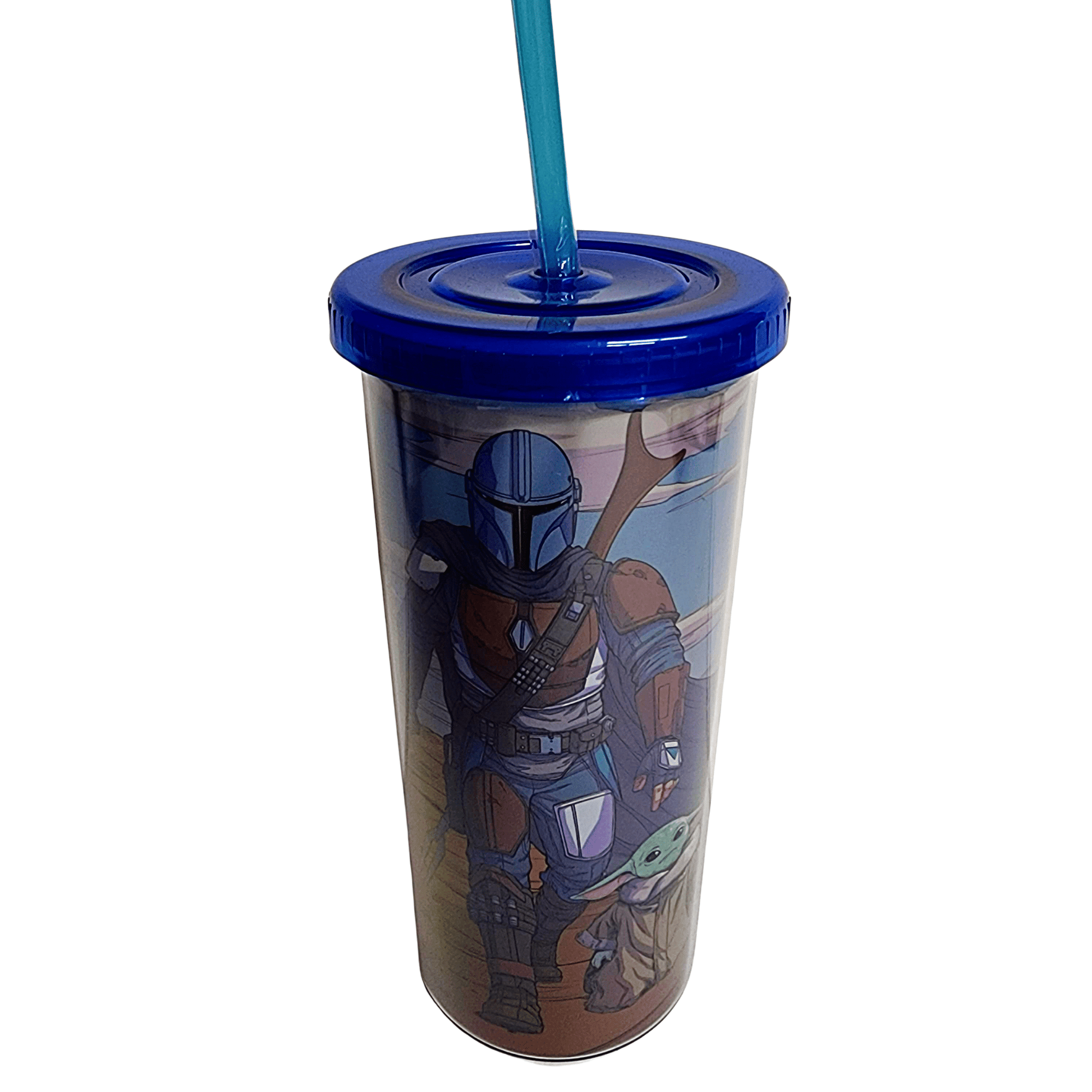 Star Wars The Mandalorian The Child Reusable Straw with Case