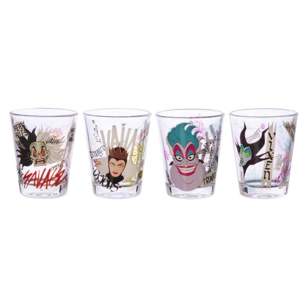 Bioworld Disney Villains Glassware Set 10oz